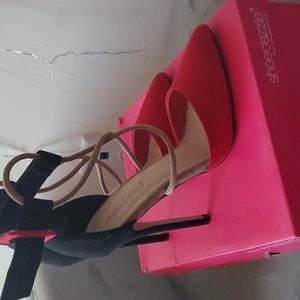 Shoedazzle Pumps Donatella Red Multi